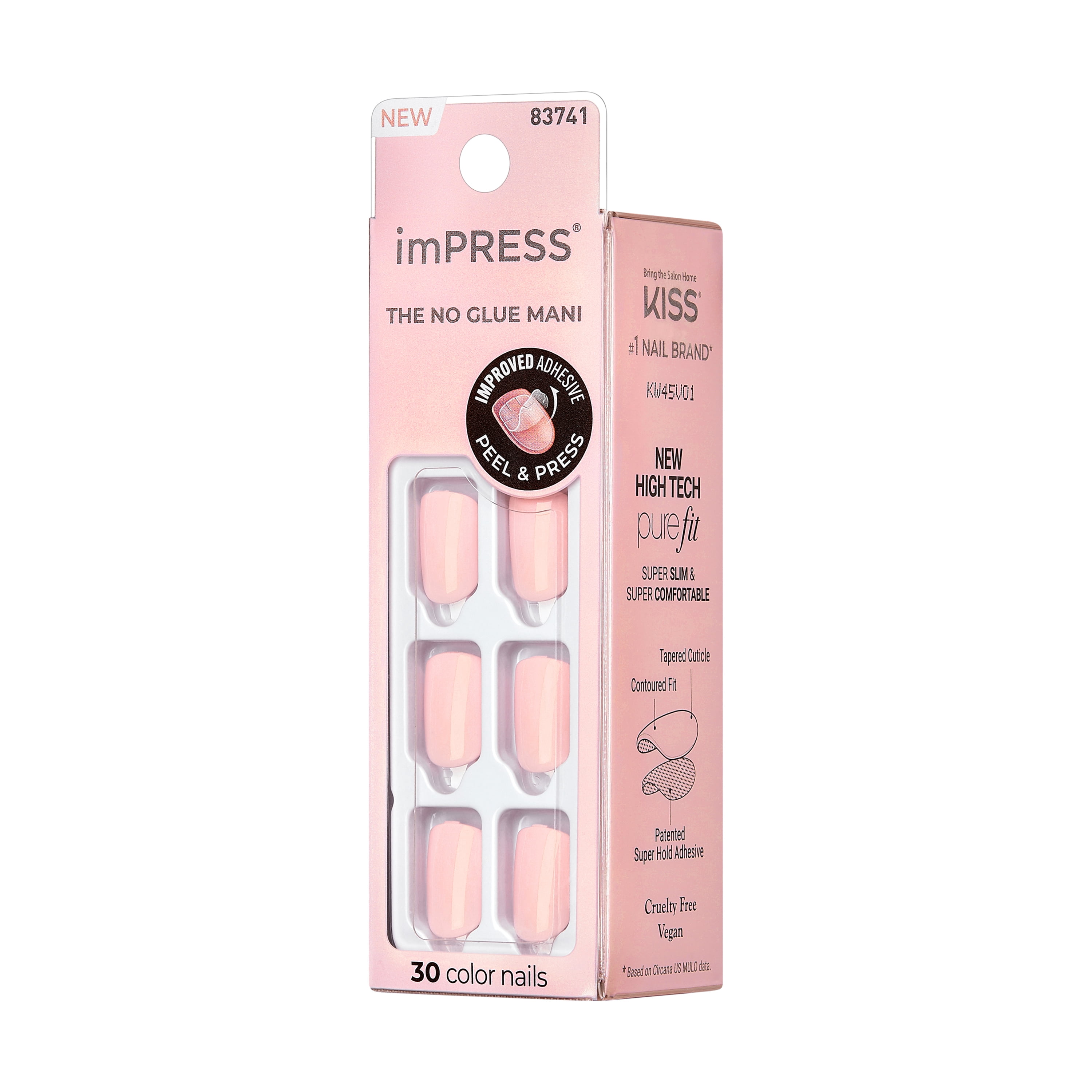 imPRESS Press-on Manicure in Pick Me Pink, Short