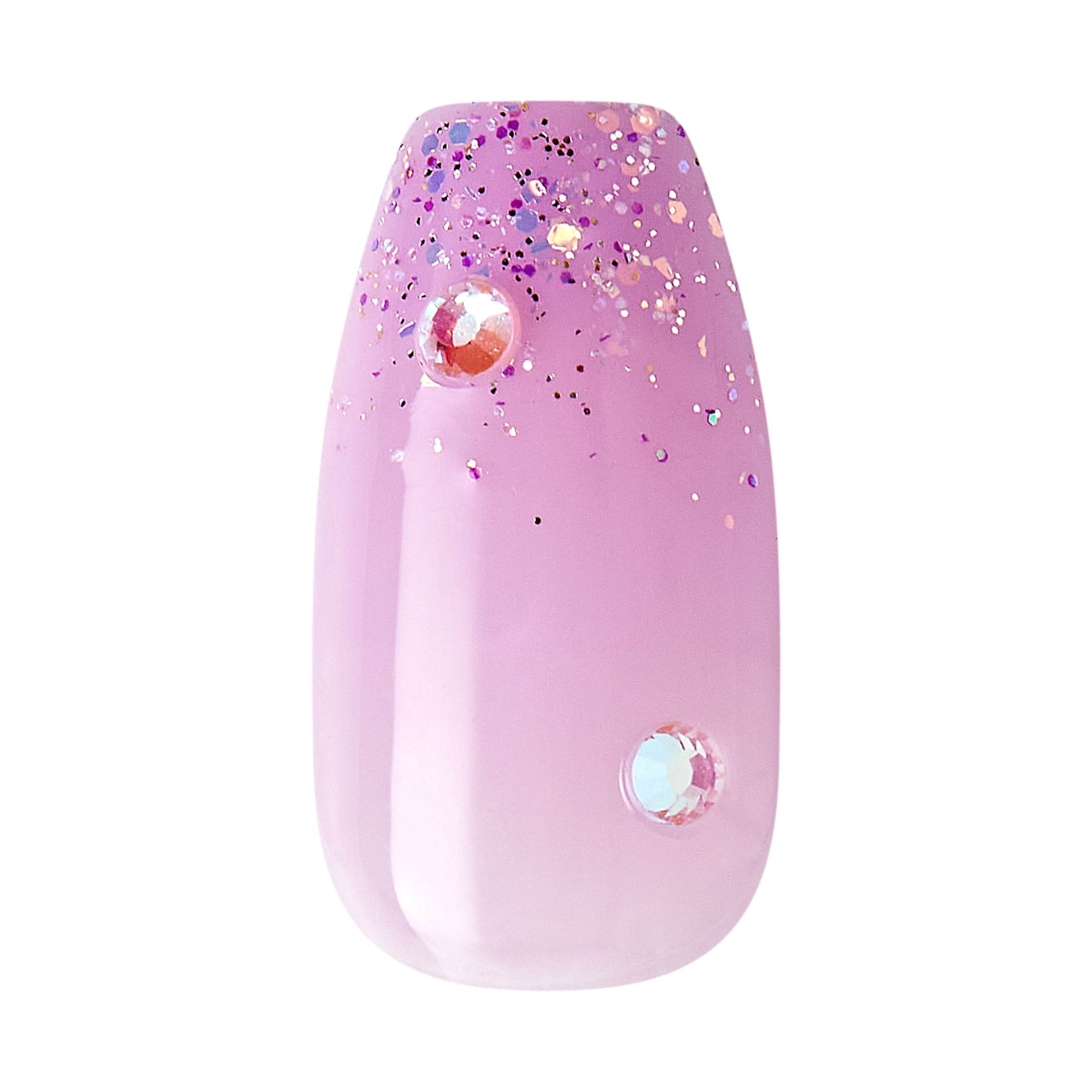 KISS imPRESS Moonlit Pink Press-on Nails, 34 count