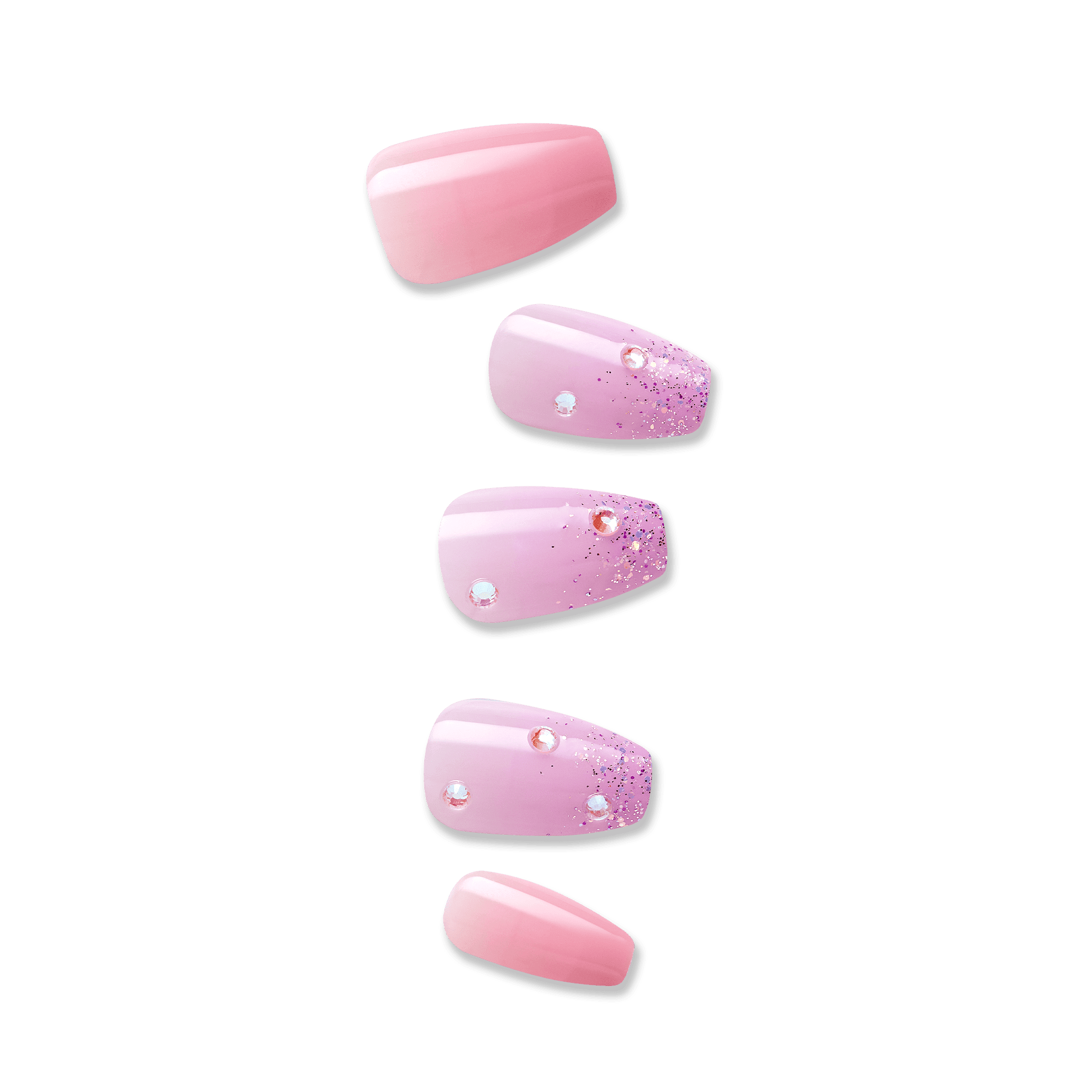 KISS imPRESS Moonlit Pink Press-on Nails, 34 count