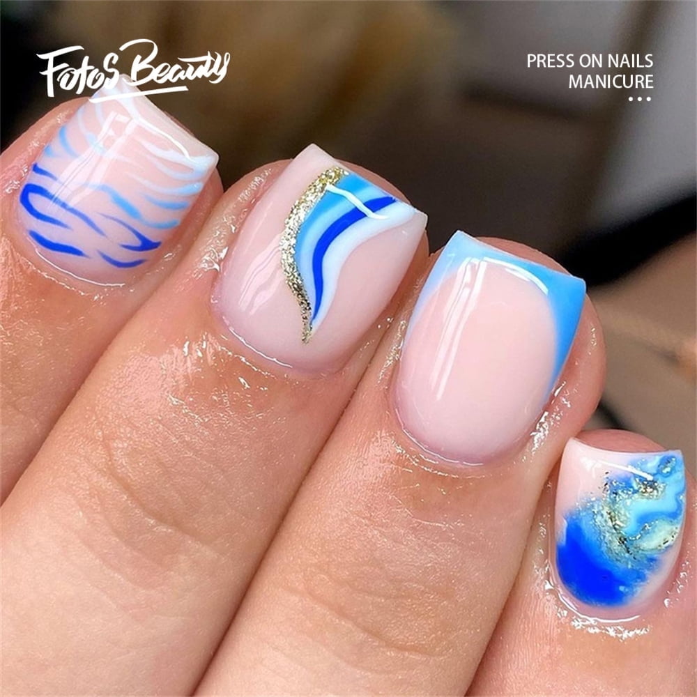 Fofosbeauty Tiger Print Press on False Nails Set