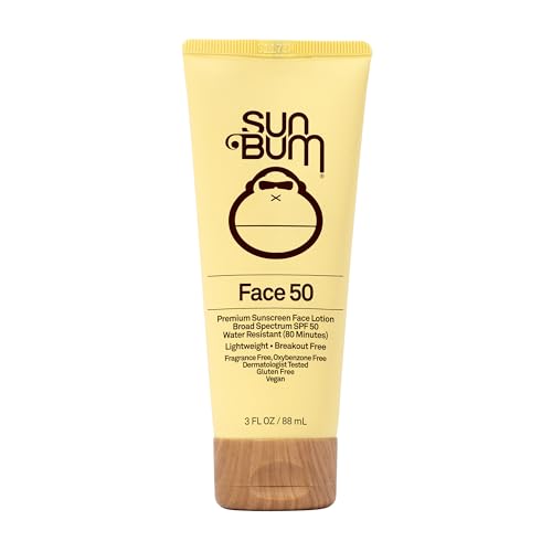 Sun Bum SPF 50 Face Lotion | Vegan, Reef-Safe