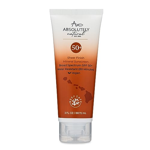 Natural SPF 50+ Mineral Sunscreen Lotion for Face & Body