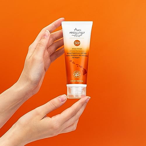 Natural SPF 50+ Mineral Sunscreen Lotion for Face & Body