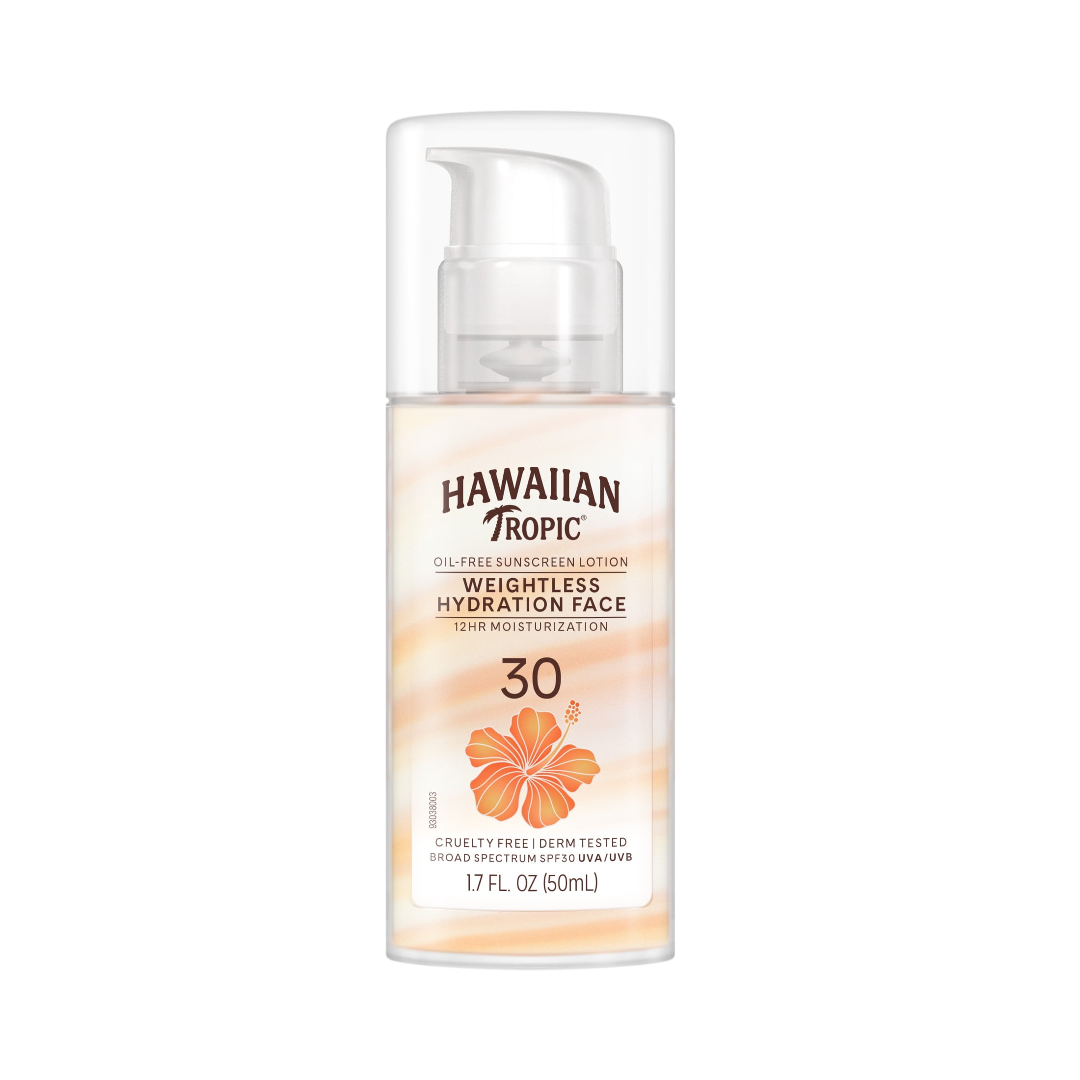 Hawaiian Tropic Face Sunscreen Lotion SPF 30, Travel Size