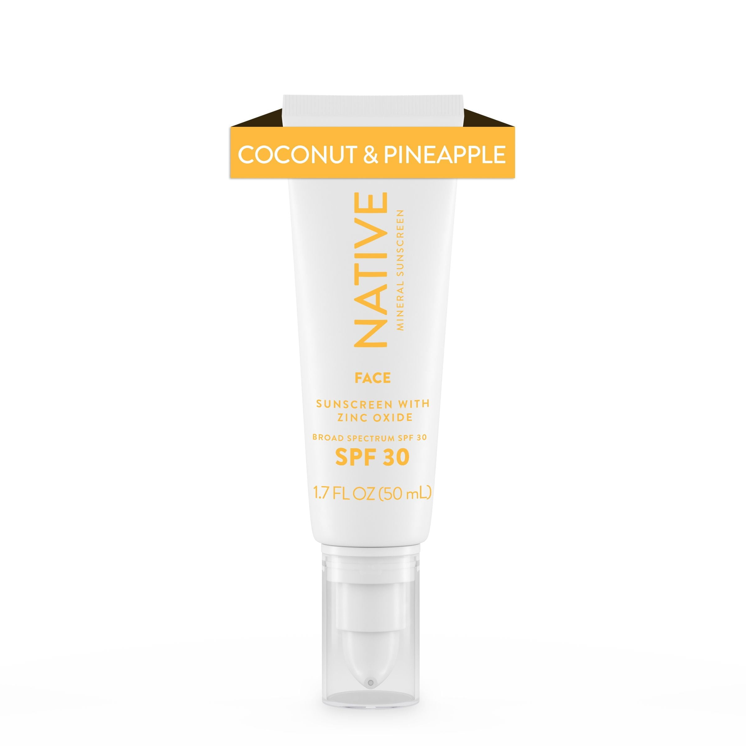 Coconut Pineapple Mineral Sunscreen Face Lotion SPF 30
