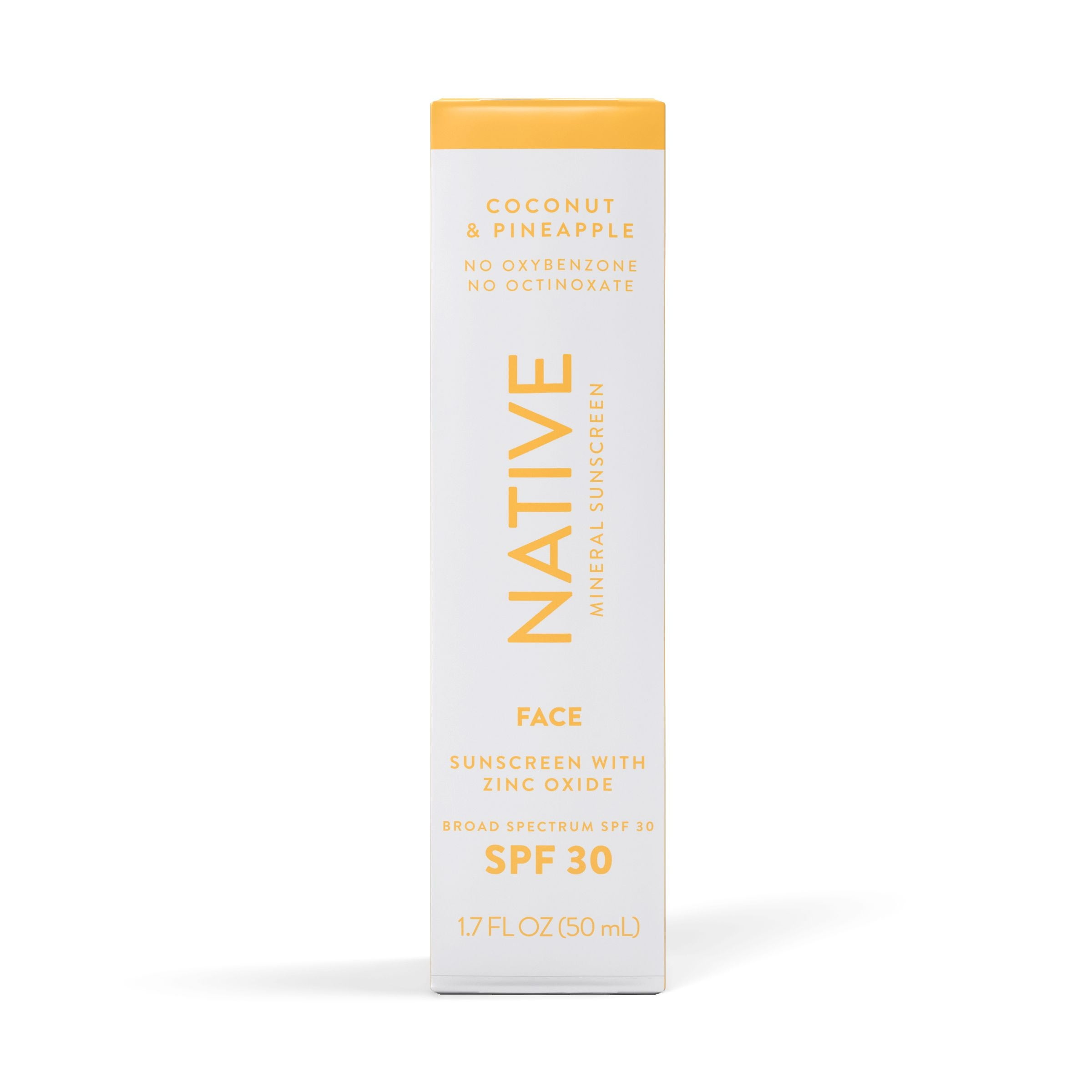 Coconut Pineapple Mineral Sunscreen Face Lotion SPF 30