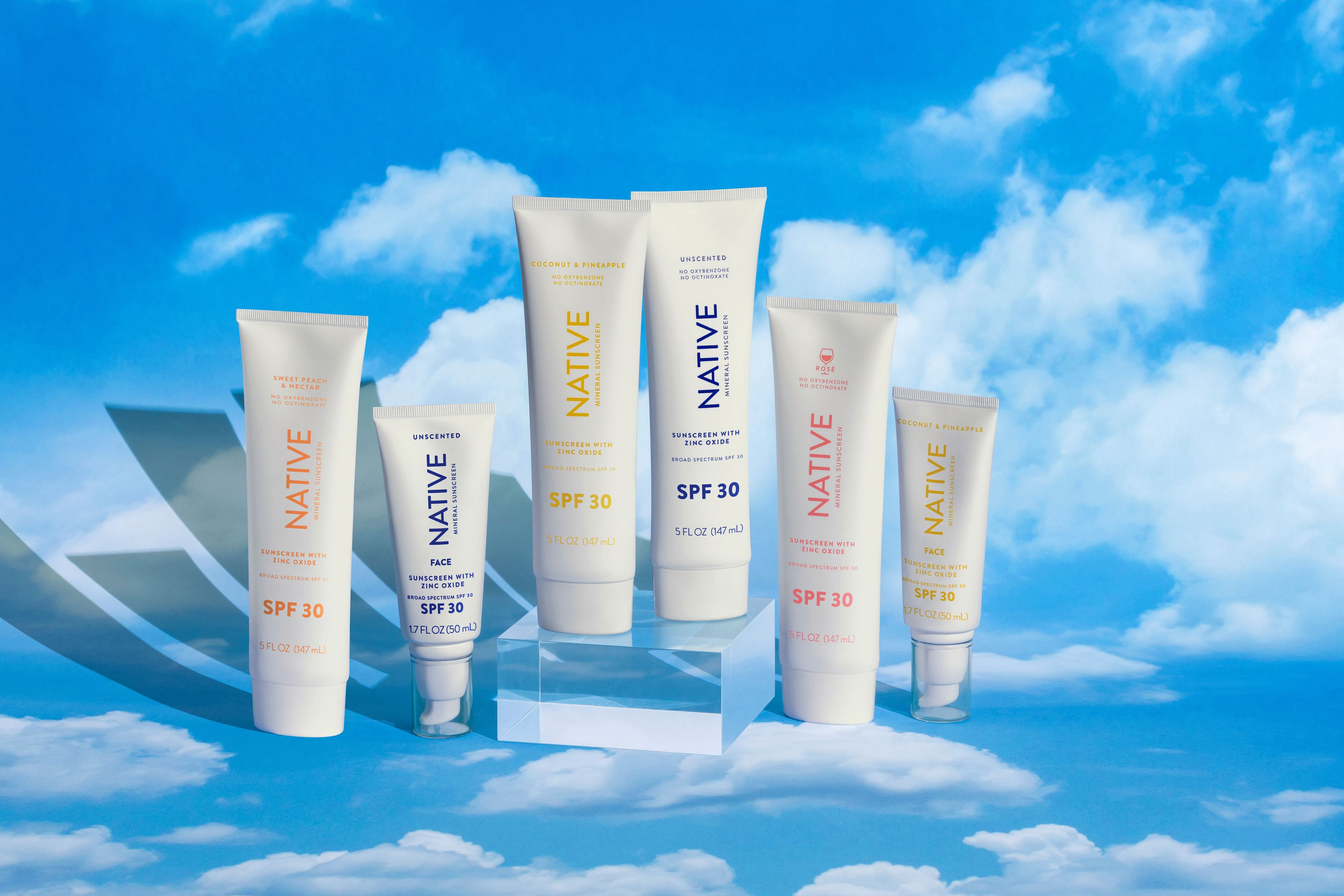 Coconut Pineapple Mineral Sunscreen Face Lotion SPF 30