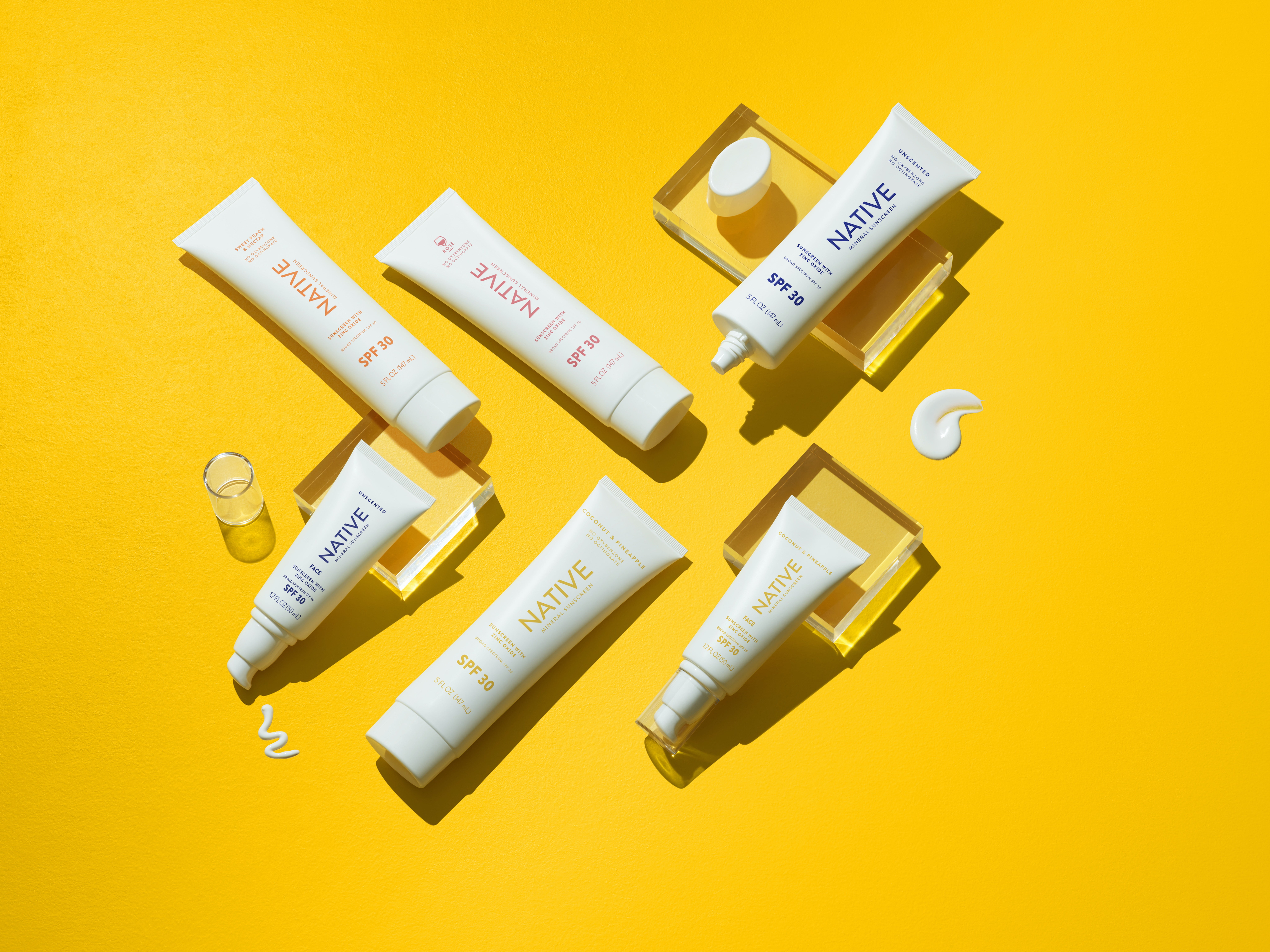 Coconut Pineapple Mineral Sunscreen Face Lotion SPF 30