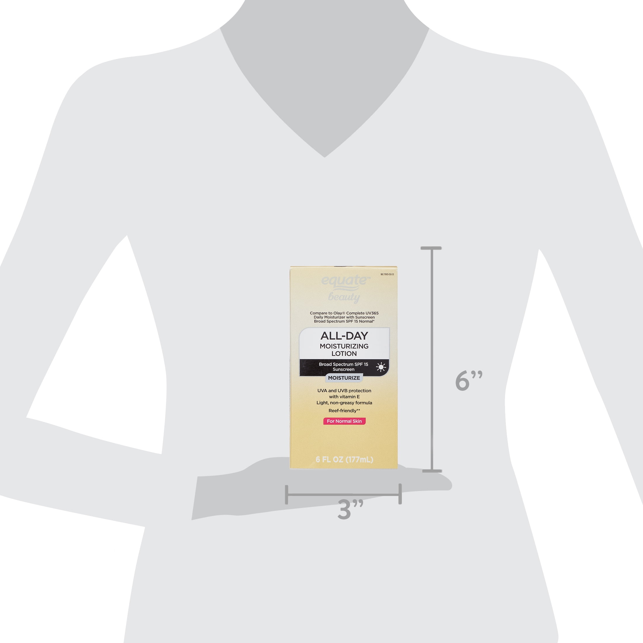 Equate Beauty Daily Moisturizing Sunscreen Lotion SPF 15