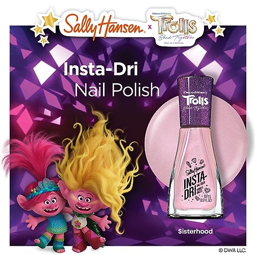 Sally Hansen Insta-Dri Trolls Nail Polish Collection Sisterhood