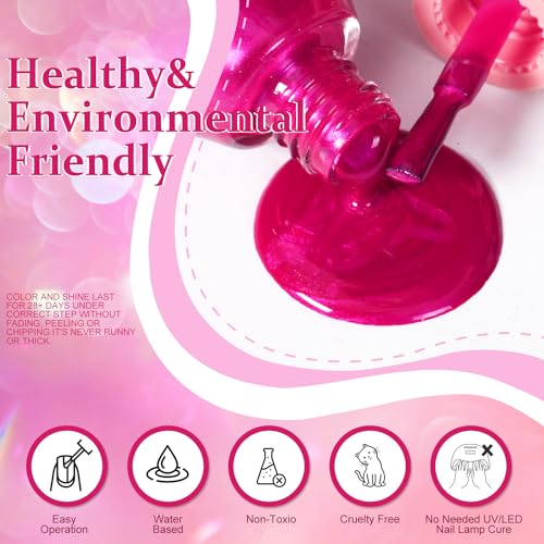 Crimson Summer Quick Dry Nail Polish for Nail Art