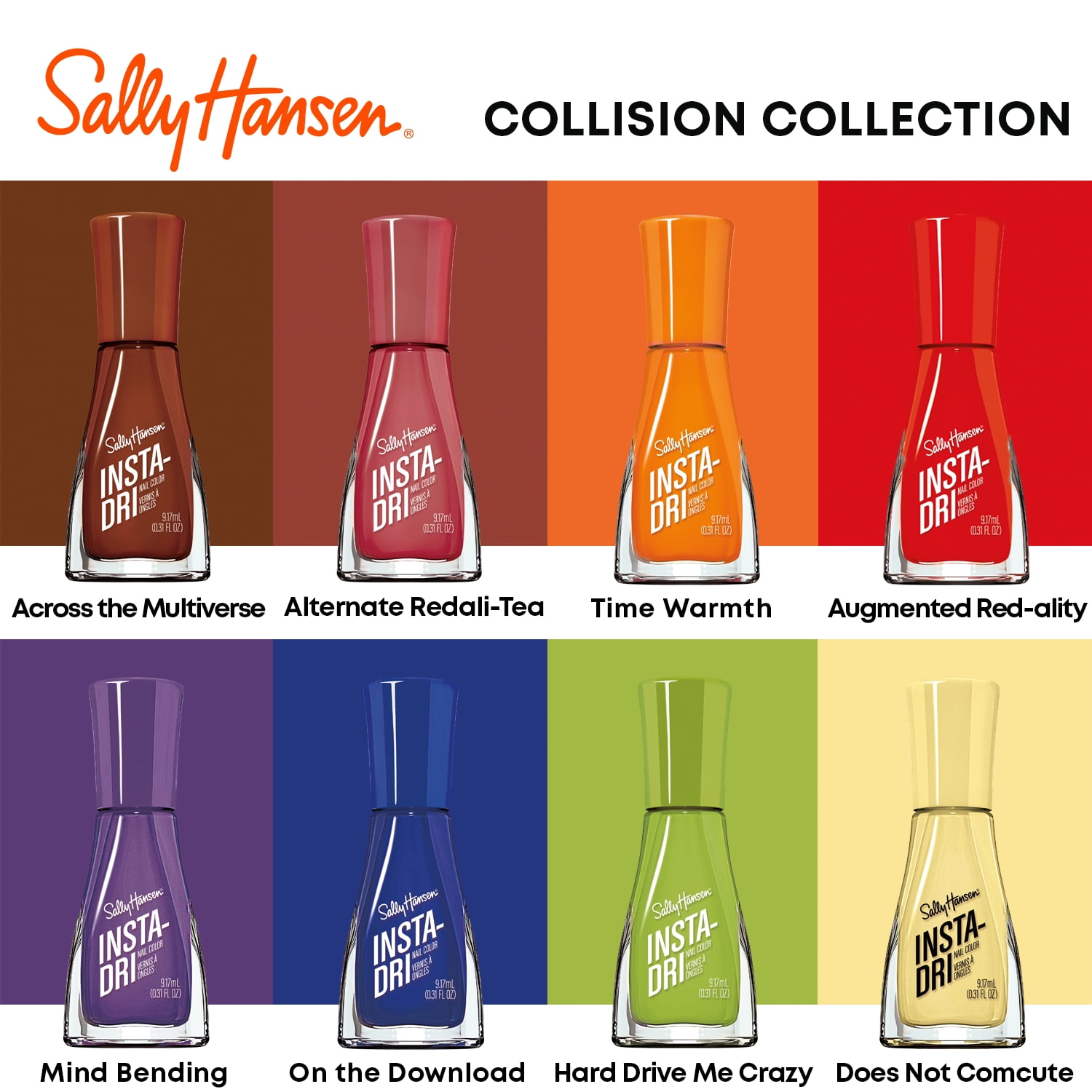 Sally Hansen Insta-Dri Nail Polish, 484 Mind-Blending