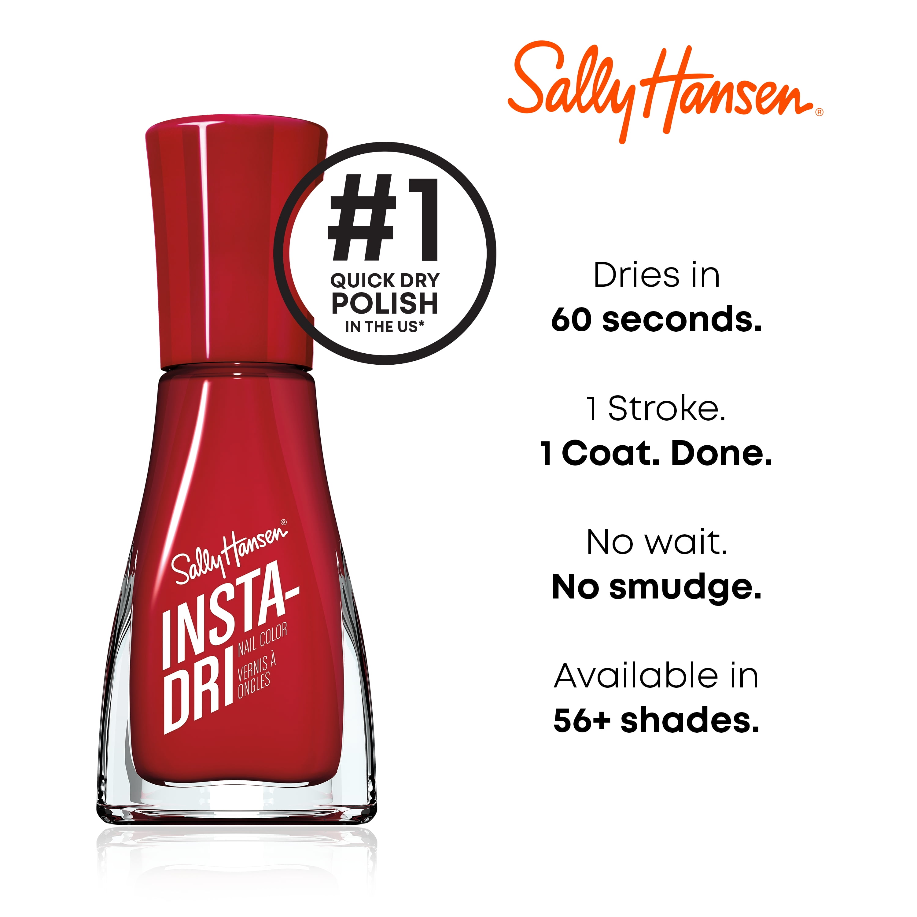 Sally Hansen Insta-Dri Nail Polish, Sleek-a-boo, 0.31 oz