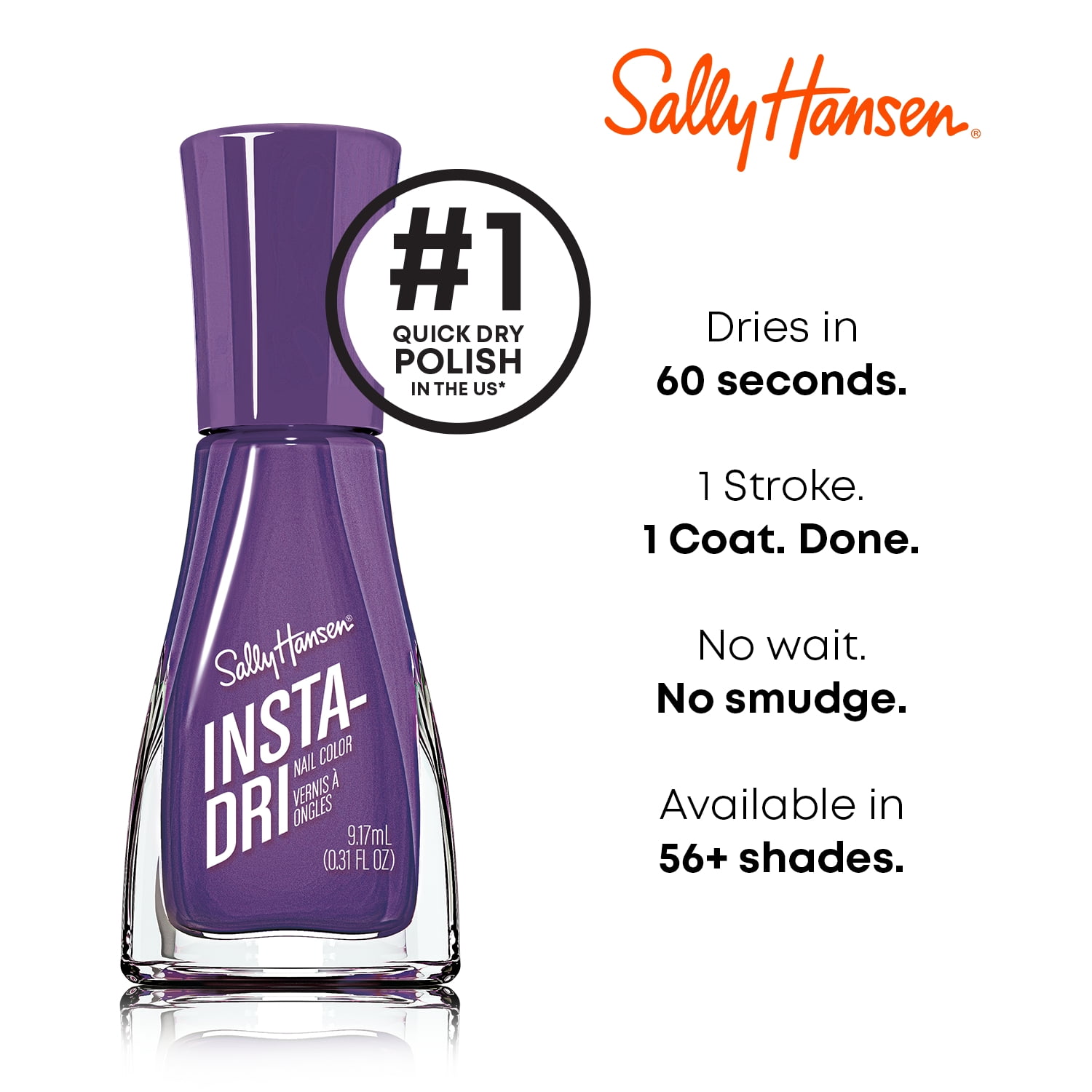 Sally Hansen Insta-Dri Nail Polish, 484 Mind-Blending