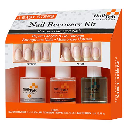 Nail Tek Damaged Nails Repair Kit: Intensive Therapy, Foundation & Renew