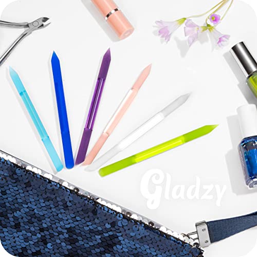 GLADZY Glass Cuticle Pusher & Manicure Stick Set