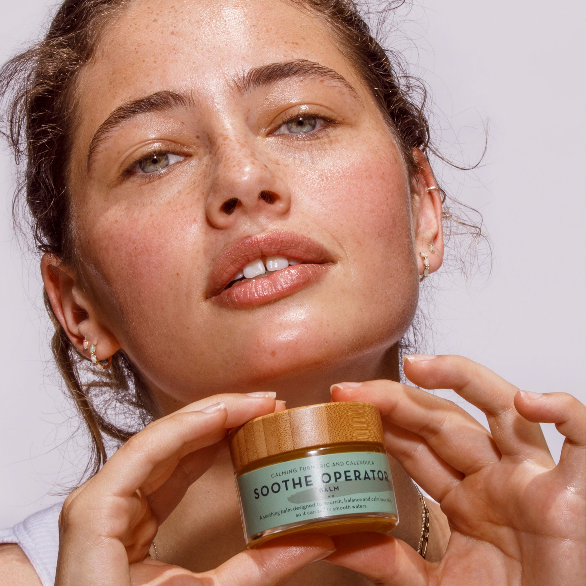 Organic Turmeric & Calendula Face Balm Cream, 1.7oz