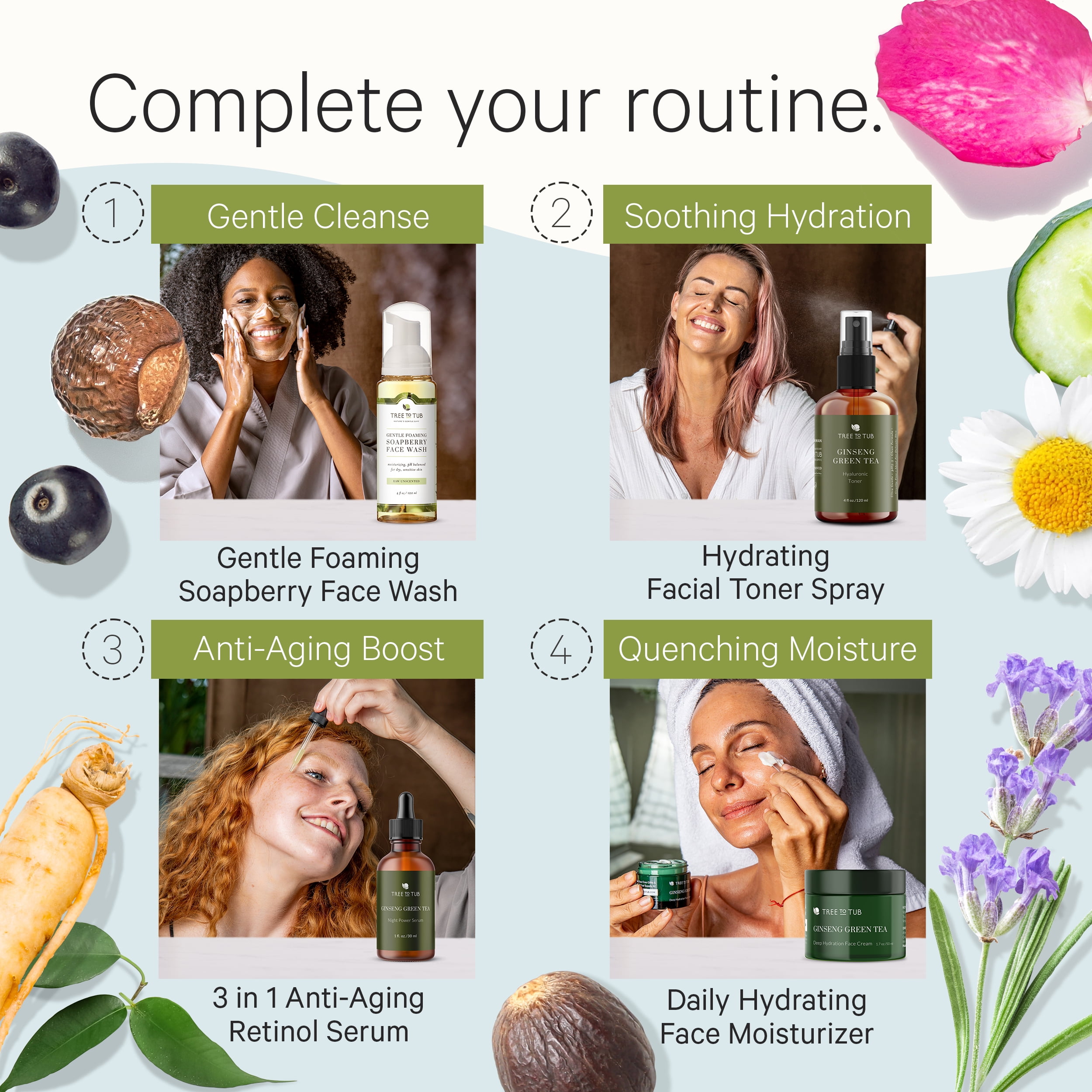 Hydrating Face Moisturizer with Organic Ingredients for Sensitive Skin