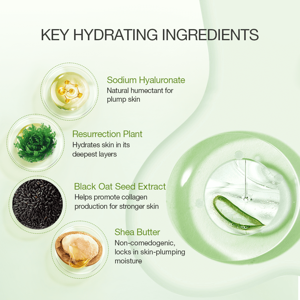 Aloderma Aloe Hydrating Face Moisturizer - Organic Hyaluronic Acid