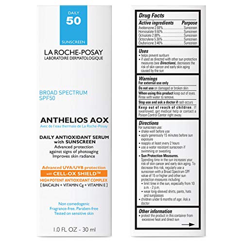 La Roche-Posay Anthelios AOX SPF Serum, Face Moisturizer