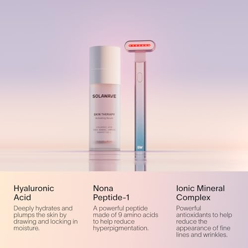 Solawave Wand with Hyaluronic Acid and Peptides