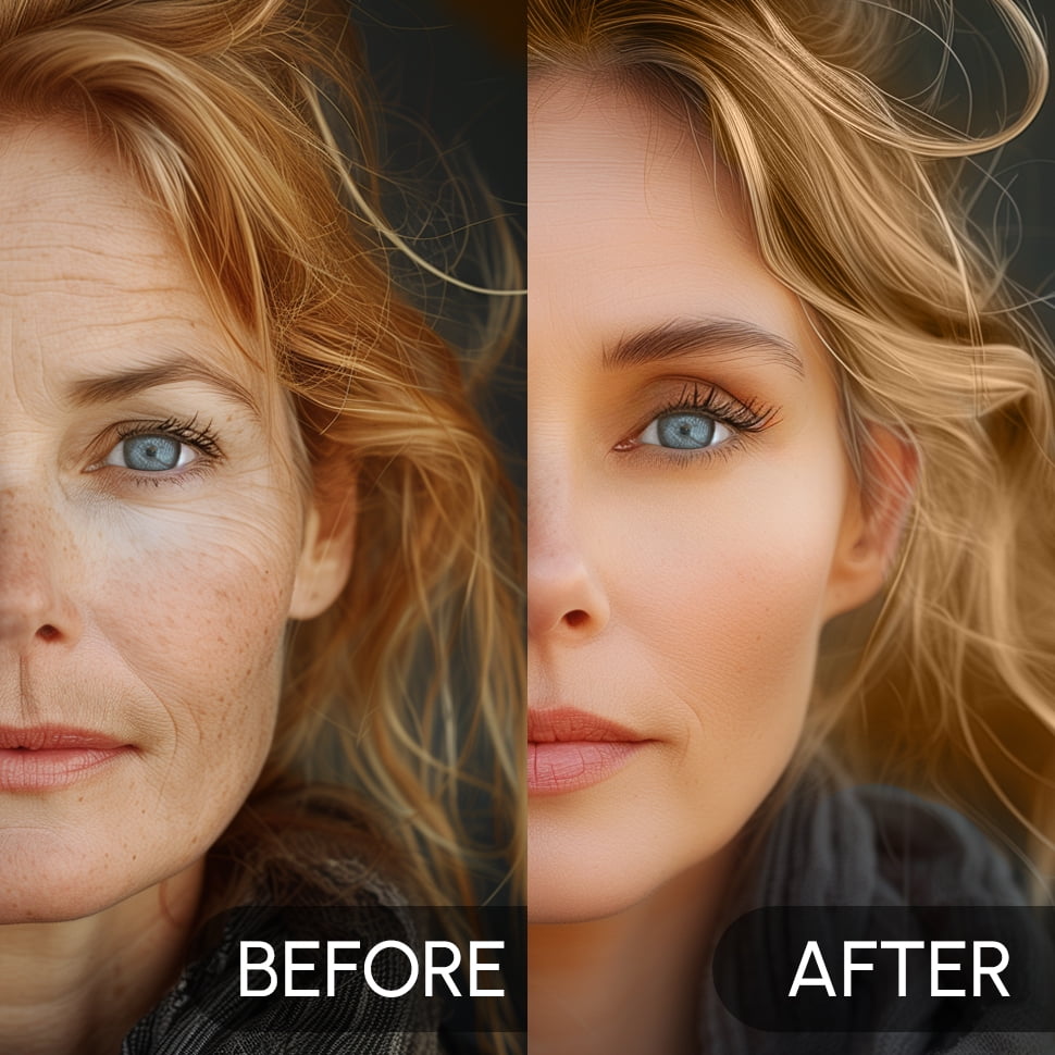 Anti-Aging Serum Kit: Retinol, Vitamin C, Hyaluronic Acid