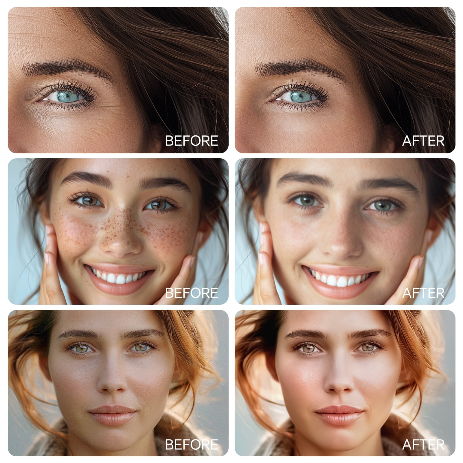 Anti-Aging Serum Kit: Retinol, Vitamin C, Hyaluronic Acid