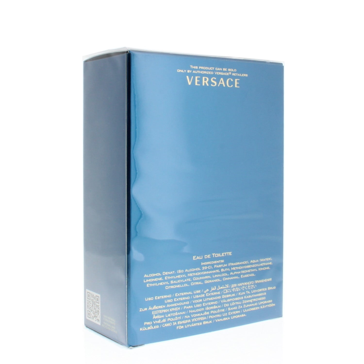 Versace Eros Eau de Toilette for Men, 3.4 oz