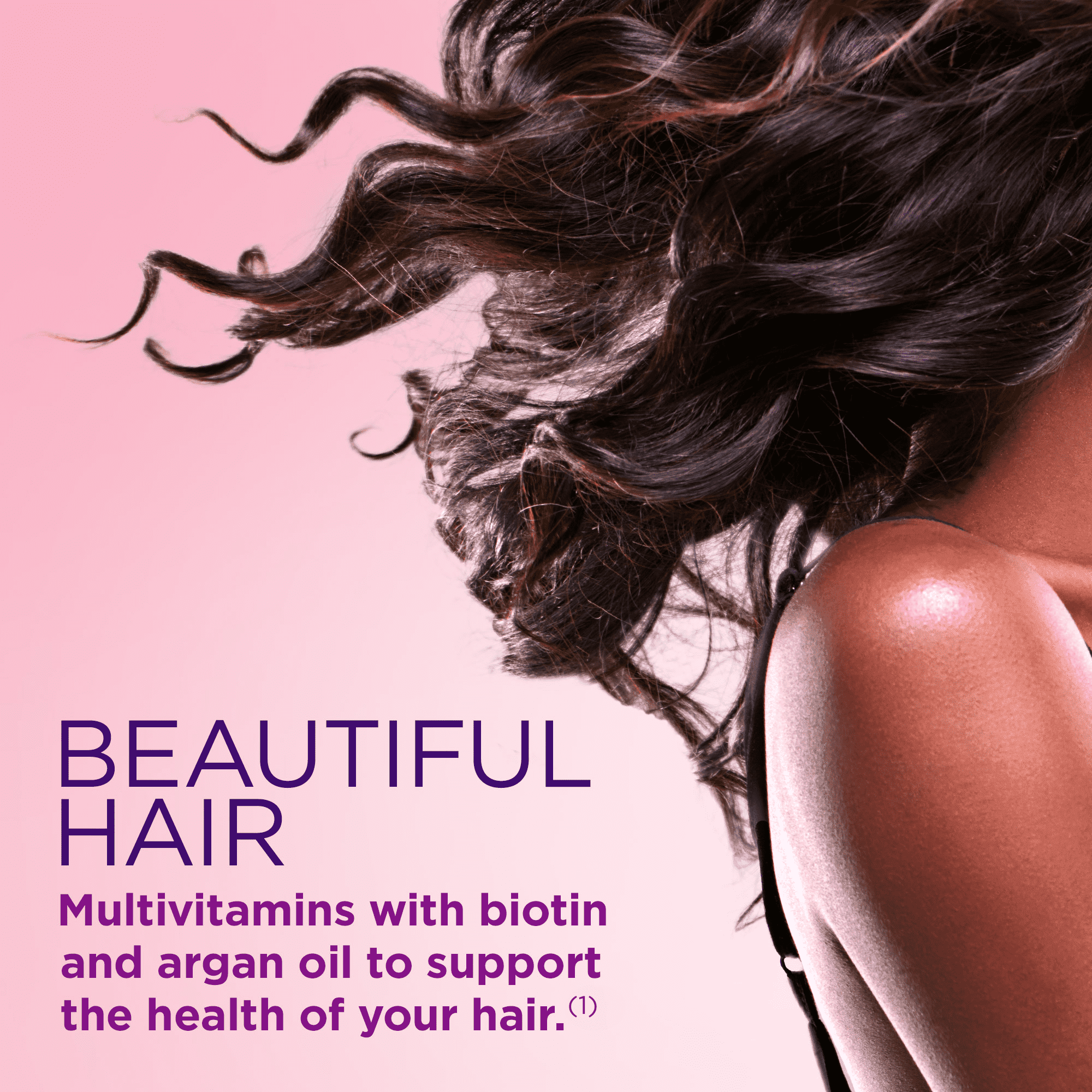 Advanced Hair, Skin & Nail Biotin & Vitamins - 120 Ct