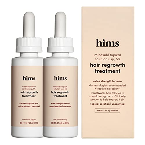 hims Hair Regrowth Treatment for Men, 2 Pack