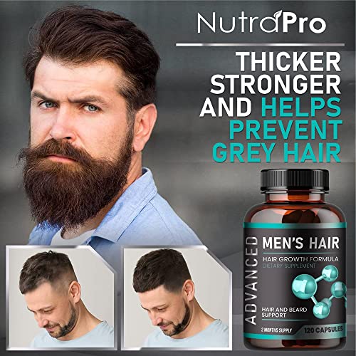 Men's Hair Growth Vitamins - Regrow Hair & Beard