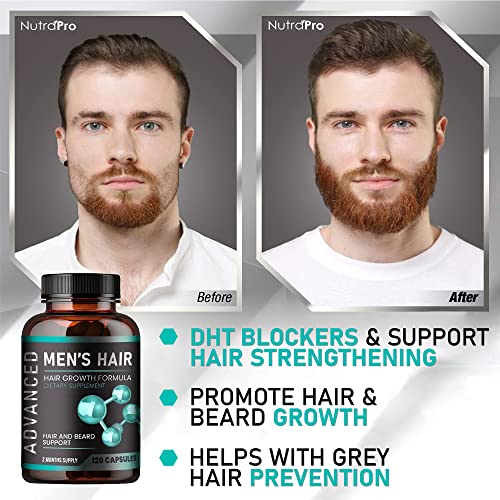 Men's Hair Growth Vitamins - Regrow Hair & Beard
