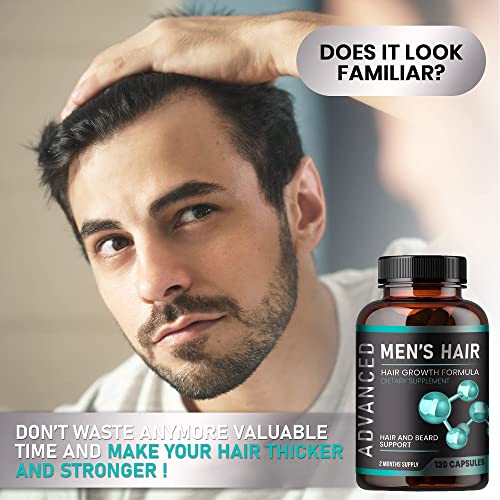 Men's Hair Growth Vitamins - Regrow Hair & Beard