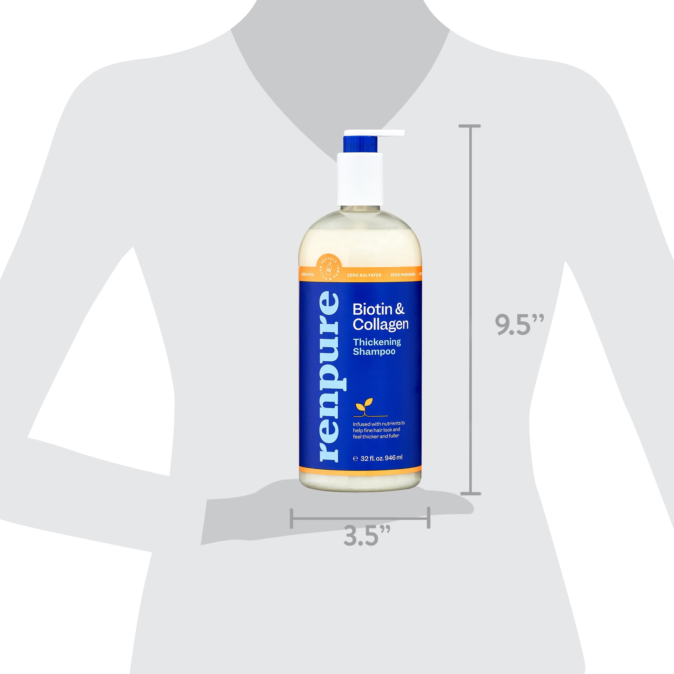 Biotin & Collagen Thickening Shampoo for Hair Loss