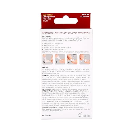 Kiss Everlasting French Nail Manicure Set, Pink Pearl