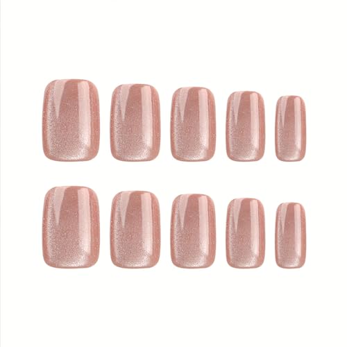 Luxury Cat-eye Gel Acrylic False Nail Kit