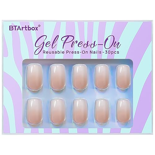 BTArtbox Square Ombre Press On Nails Kit