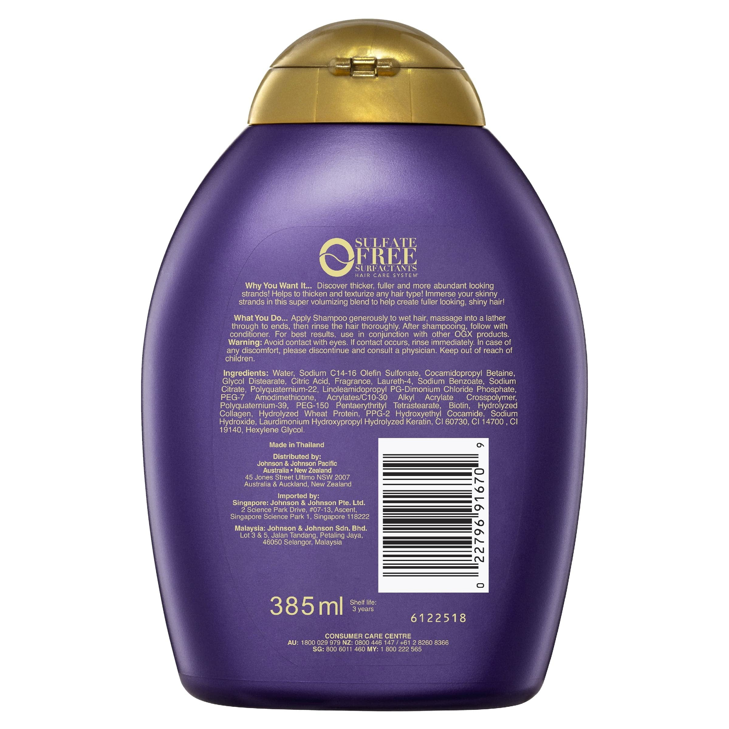 OGX Biotin & Collagen Volumizing Shampoo for Thin Hair