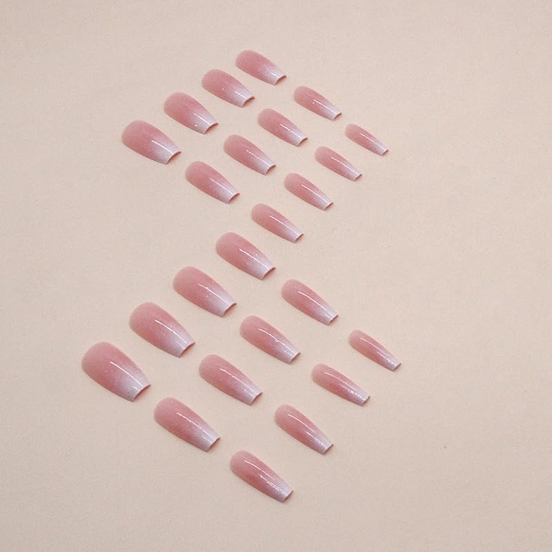 Cute Short Square Press-On Acrylic Nails for Women
