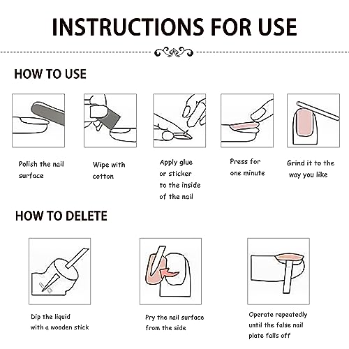 Almond Press-on Nails with Strawberry Designs - 24 Pcs