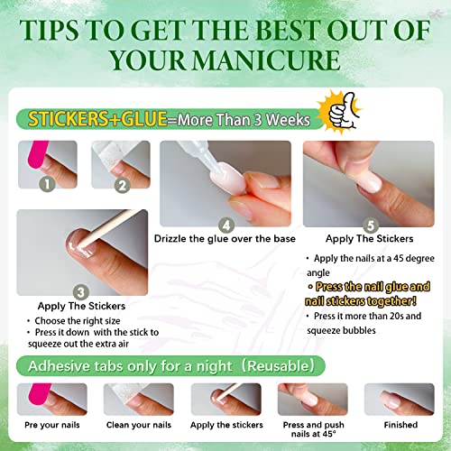 Hot Pink Medium Square Press On Nails Coffin