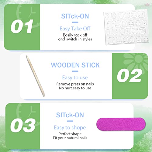 Hot Pink Medium Square Press On Nails Coffin