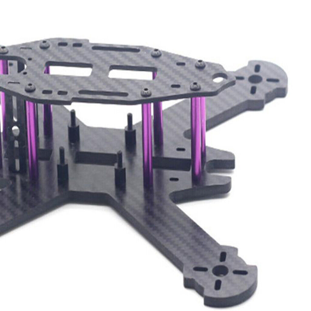 TWE210mm Carbon Fiber FPV Racing Frame Kit X Type w/ 4mm Arm Drone Part