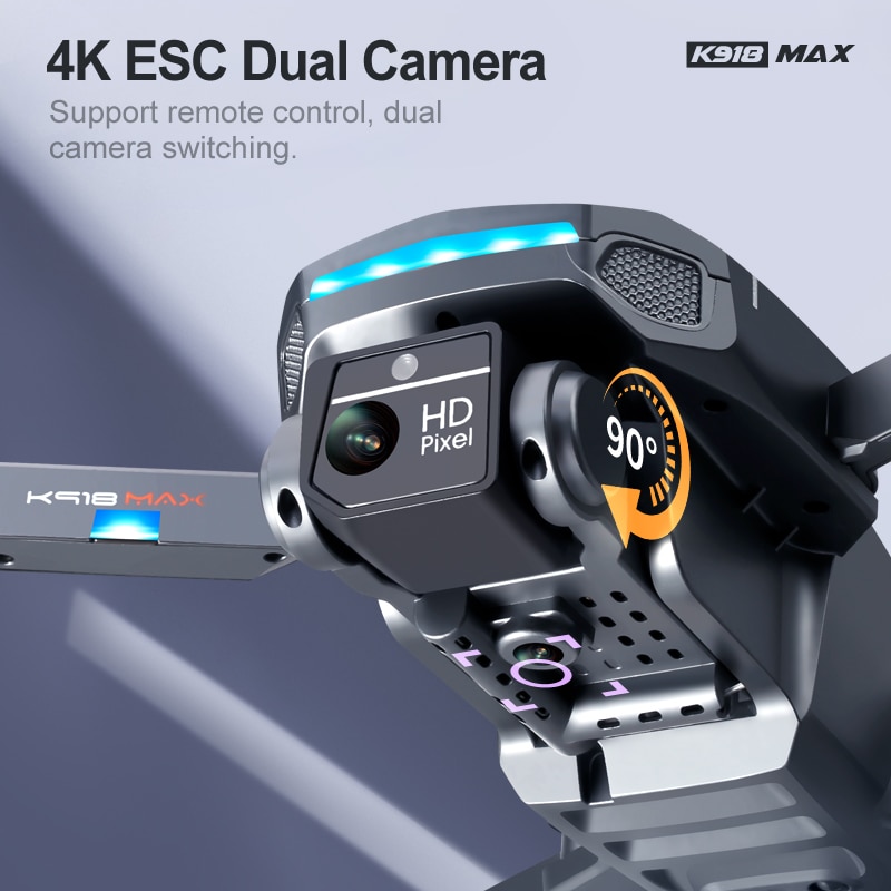 XYRC K918 MAX GPS Drone 4K Dual Camera