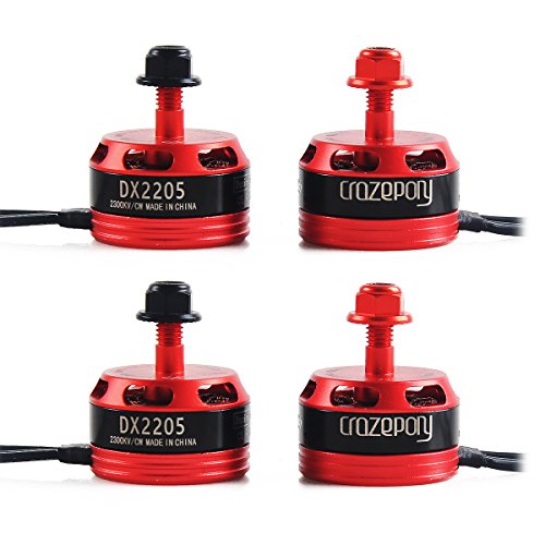 Red Racing Brushless Motors for FPV Drones