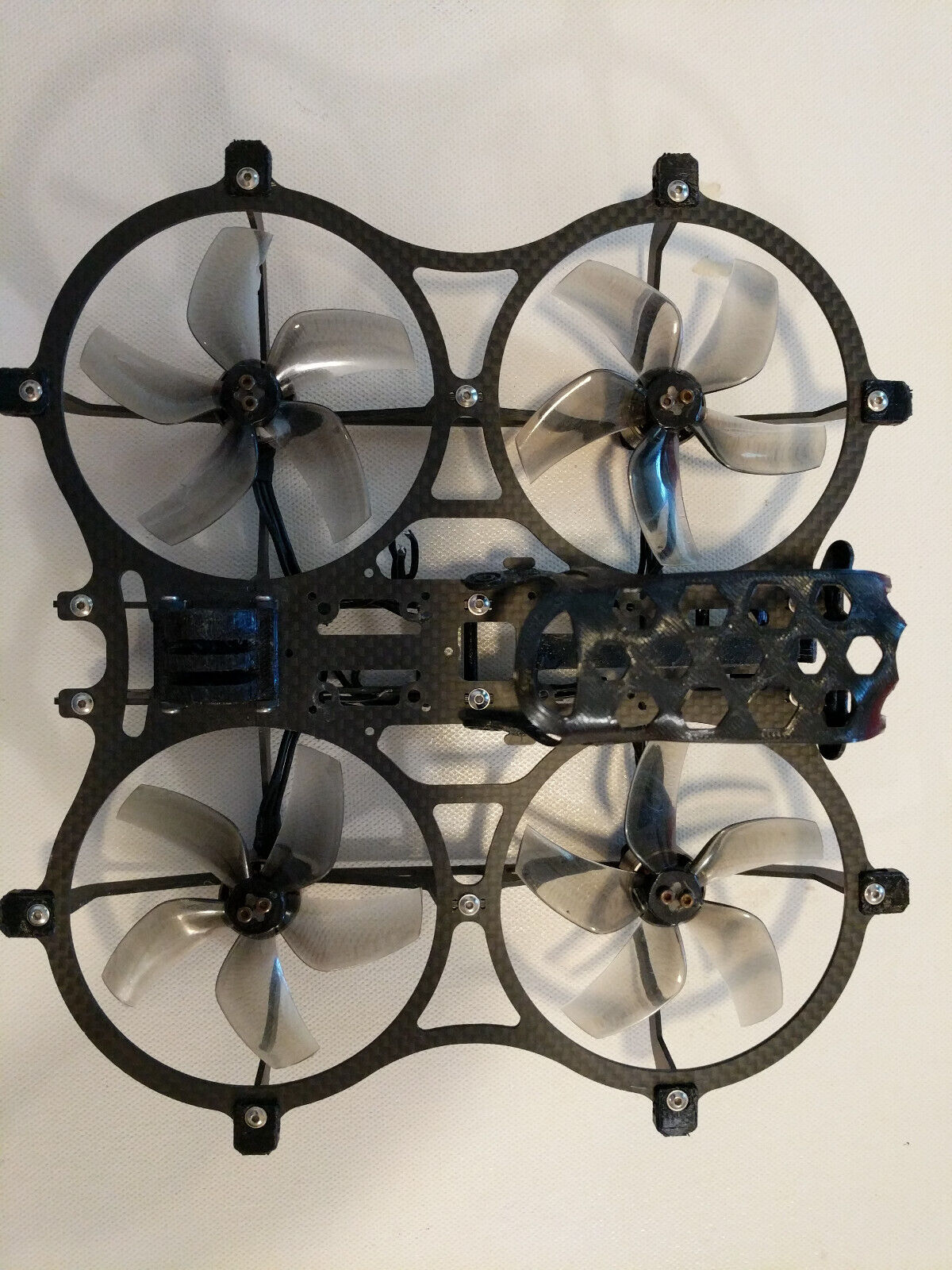 Cinemah quadcopter frame with motors