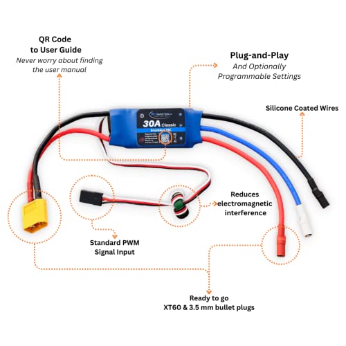 30A Brushless Motor Speed Controller with UBEC