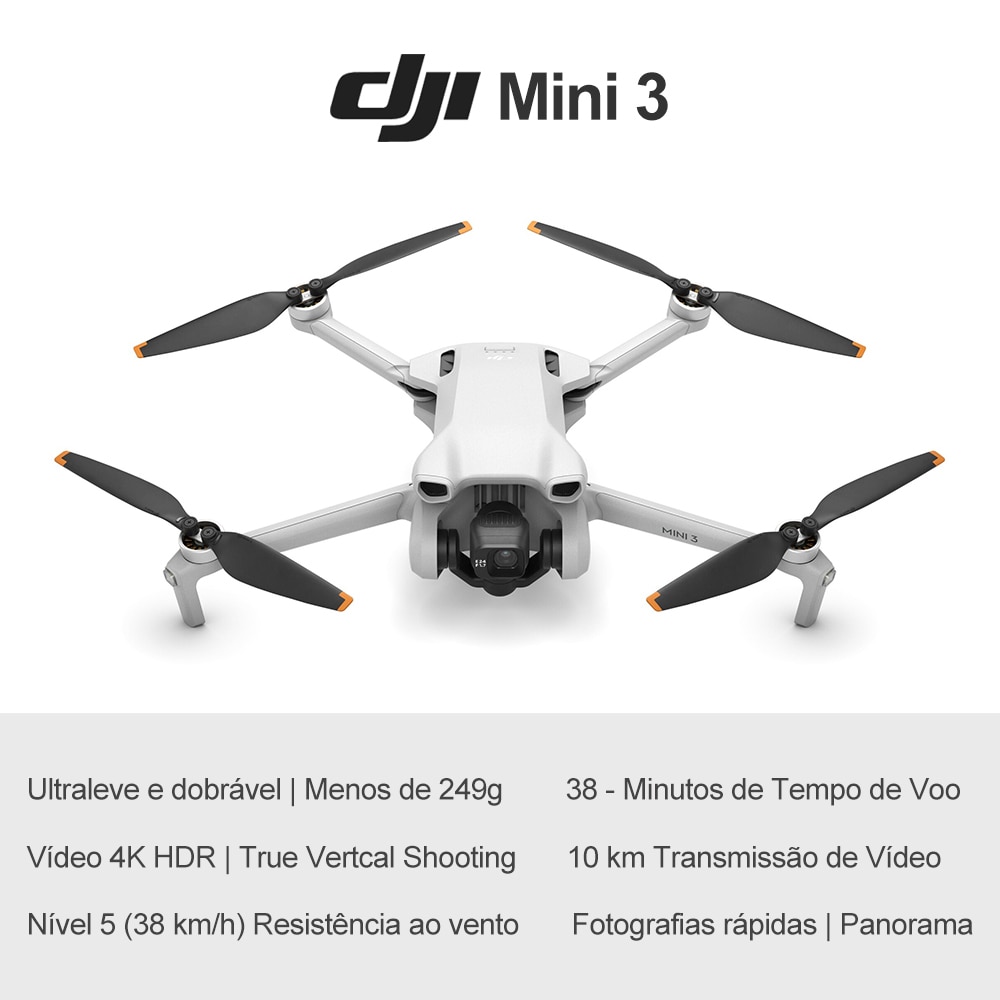 DJI Mini 3 Fly More Combo Kit: 4K HDR Camera Drone