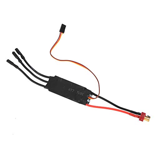 40A ESC, 40A Speed Controller Brushless ESC with Low Voltage Cut-off Protection RC Drone Helicopter Upgrade Parts Accessories (Black)