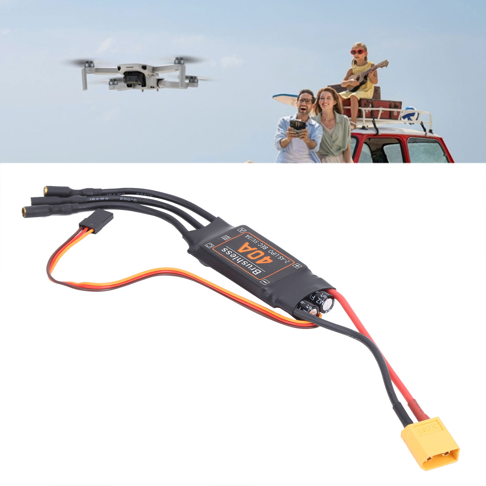 Brushless Drone ESC with LED Program Card
